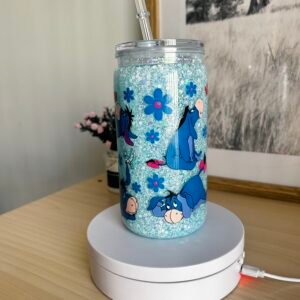 Eoyore Snowglobe tumbler