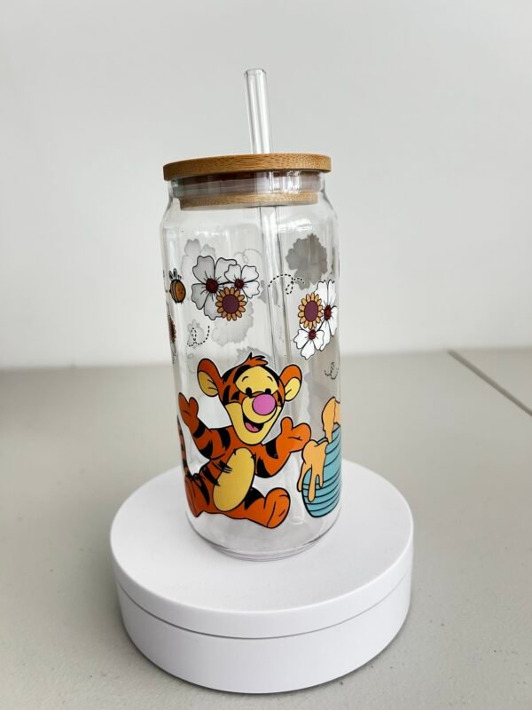 16oz Winnie and friends Libby tumbler - Image 2