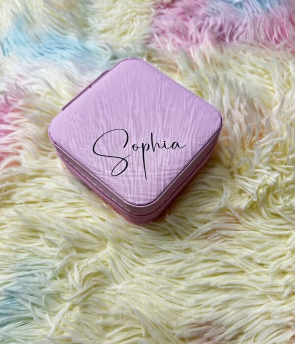 Personalised Portable Jewellery Box - Image 2