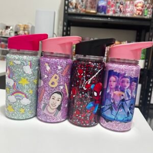 Kids 10oz  snowglobe tumbler VARIETY
