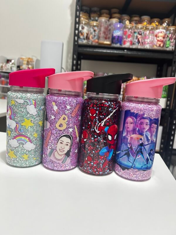 Kids 10oz  snowglobe tumbler VARIETY