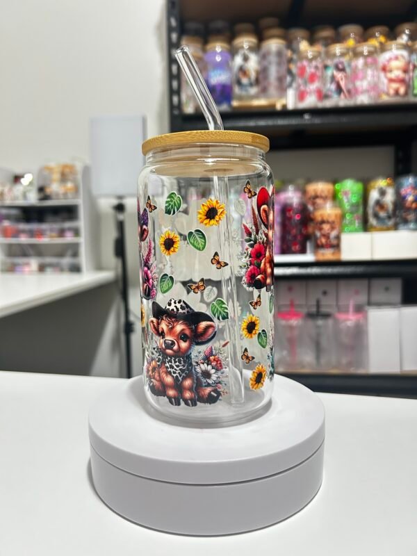 16oz Libby Glass cans - Image 4