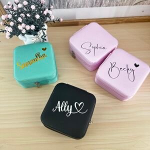 Personalised Portable Jewellery Box