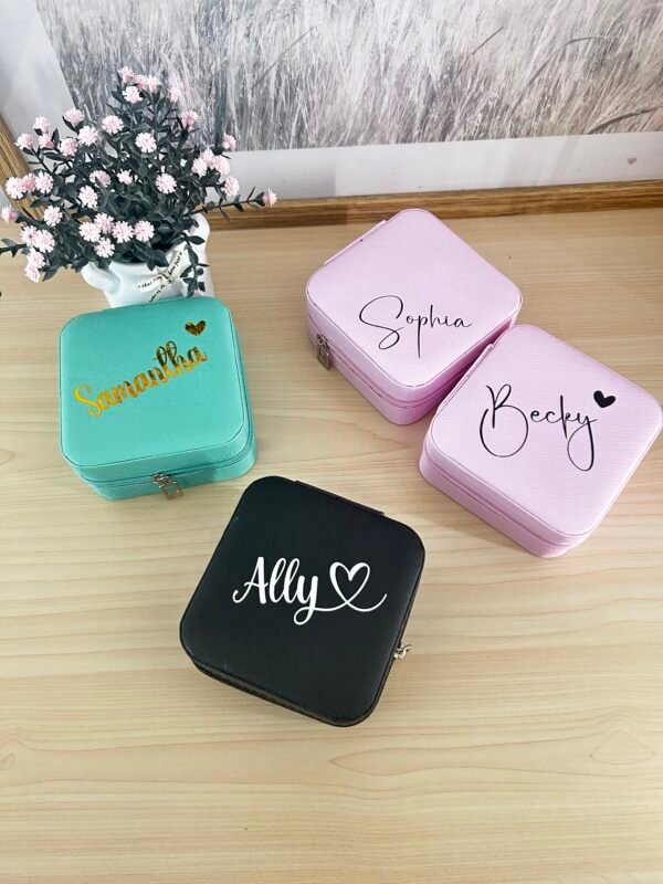 Personalised Portable Jewellery Box